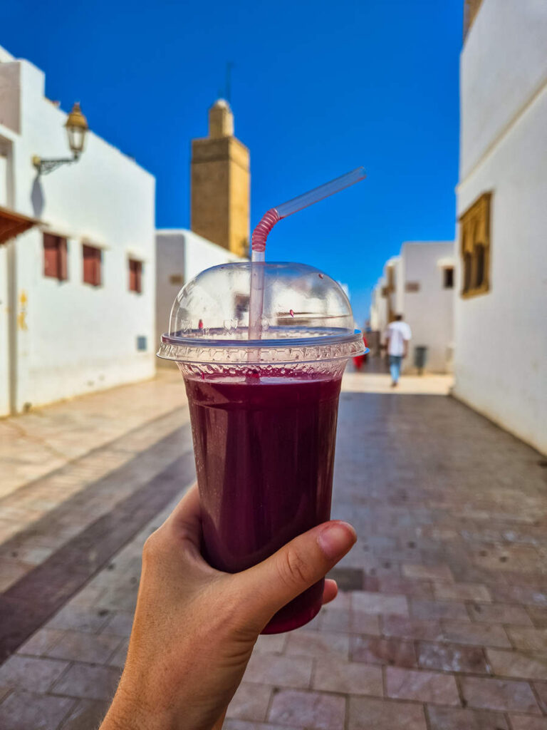 Granatapfelsaft Kasbah des Oudayas
