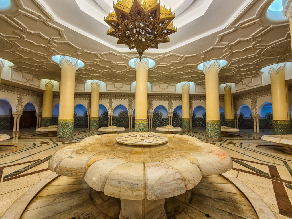 Hassan-II.-Moschee Waschraum