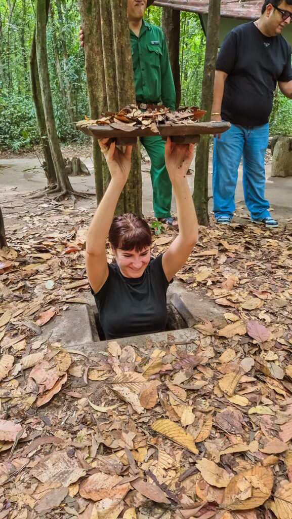 Cu Chi Tunnel in Vietnam