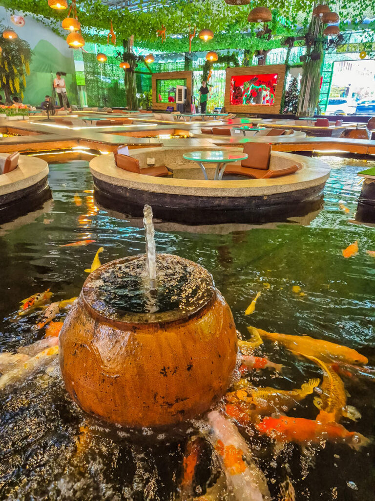 Koi Garden Coffee in Ho Chi Minh City