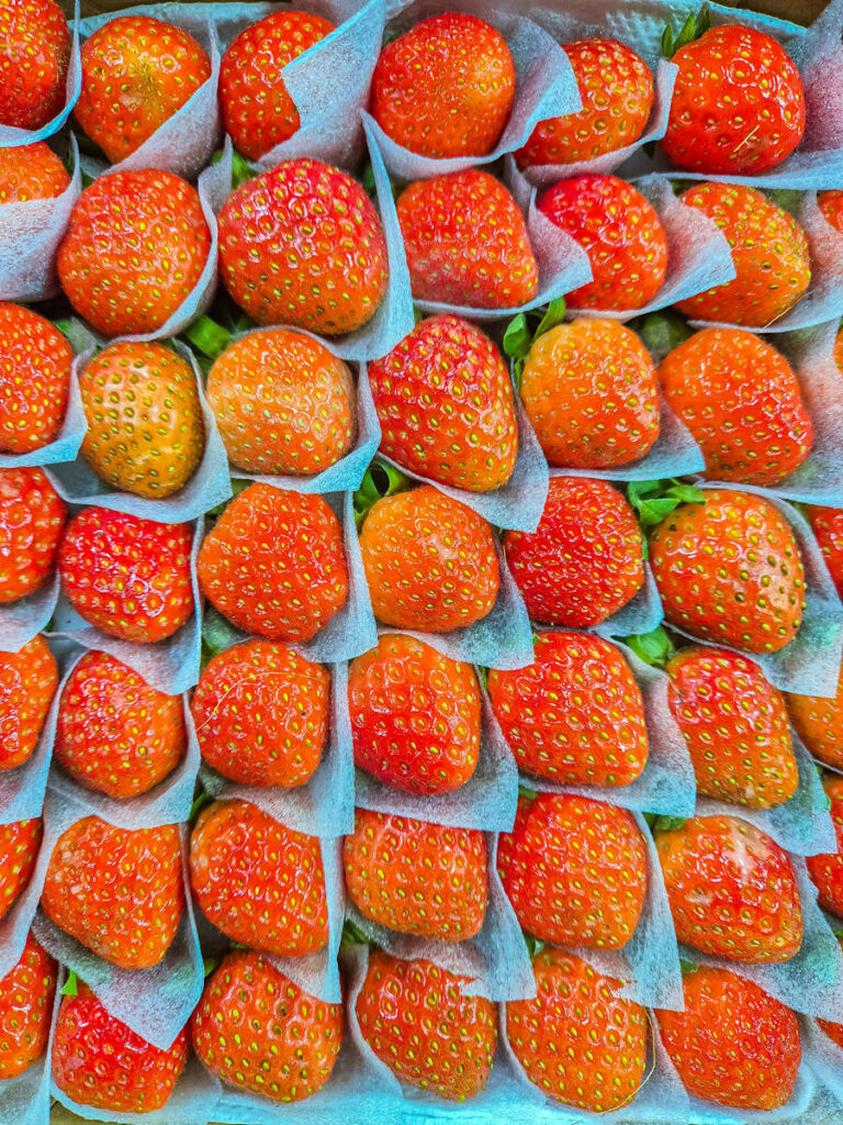 Da Lat Night Market Erdbeeren