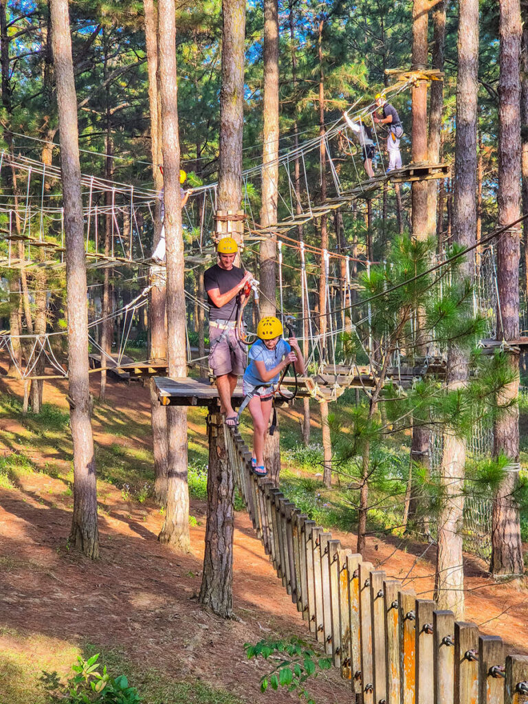 Valley of Love in Da Lat Hochseilgarten