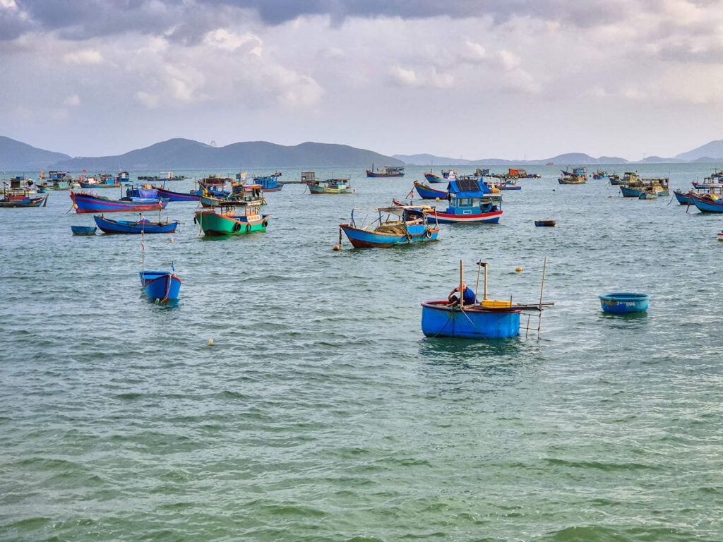 Fischerboote in Nha Trang