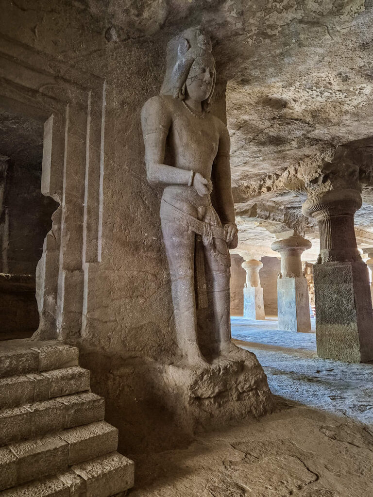 Elephanta Caves Statue