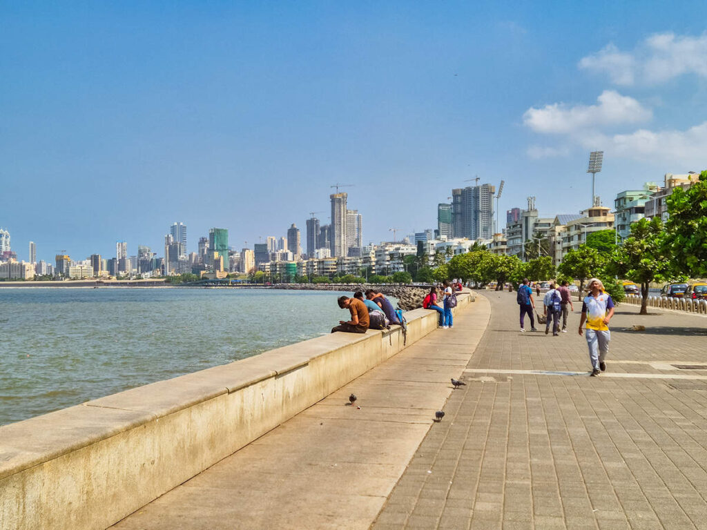 Marine Drive in Mumbai